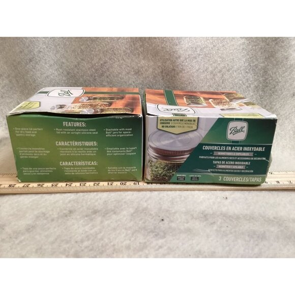 Ball Mini Canning Jars With Stainless Steel Lids Set Of 6 - Picture 3 of 3